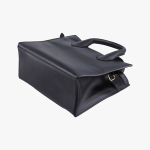 Vintage Balenciaga Padlock All Afternoon Black Leather shoulderbag | stylenewstar