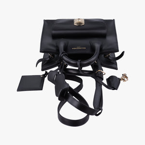 Vintage Balenciaga Padlock All Afternoon Black Leather shoulderbag | stylenewstar