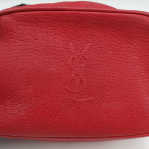 Pre-owned Yves Saint Laurent Lou camera Red Leather 527096 shoulderbag | stylenewstar
