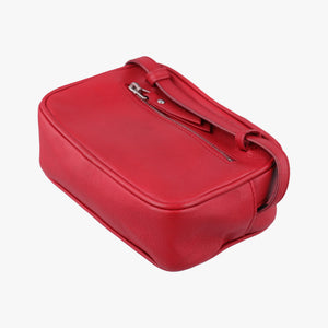 Pre-owned Yves Saint Laurent Lou camera Red Leather 527096 shoulderbag | stylenewstar