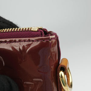 Pre-owned Louis Vuitton Bellevue GM Violet Vernis M93588 handbag | stylenewstar