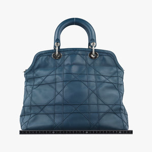 Pre-owned Christian Dior granville Blue lambskin shoulderbag | stylenewstar