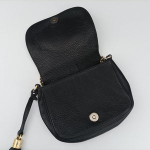 Pre-owned Gucci Soho Black Leather 323190 shoulderbag | stylenewstar