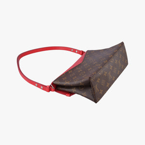 Pre-owned Louis Vuitton SAINT MICHEL Brown×COQUELICOT Monogram Canvas×epi M44031 shoulderbag | stylenewstar