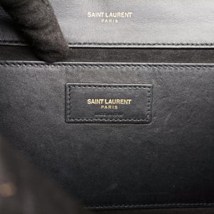 Pre-owned Yves Saint Laurent KATE Black Leather 354119 shoulderbag | stylenewstar