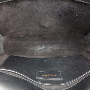 Pre-owned Yves Saint Laurent KATE Black Leather 354119 shoulderbag | stylenewstar