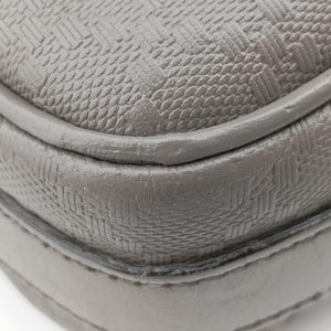 Pre-owned Gucci Diamante Grey Leather 208463 handbag | stylenewstar