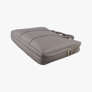 Pre-owned Gucci Diamante Grey Leather 208463 handbag | stylenewstar