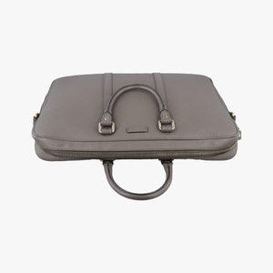 Pre-owned Gucci Diamante Grey Leather 208463 handbag | stylenewstar