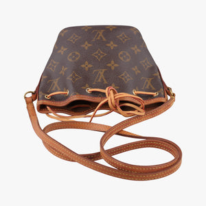 Pre-owned Louis Vuitton Nano Noe Brown Monogram Canvas M41346 shoulderbag | stylenewstar