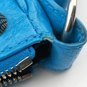Vintage Balenciaga Le Cagole Blue Leather shoulderbag | stylenewstar