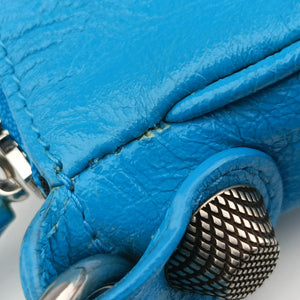 Vintage Balenciaga Le Cagole Blue Leather shoulderbag | stylenewstar