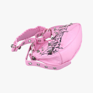 Vintage Balenciaga Le Cagole mini Pink Leather shoulderbag | stylenewstar
