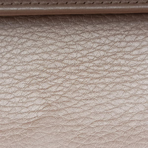 Pre-owned Gucci 1973 Double G Golden-pink Leather 251821 shoulderbag | stylenewstar