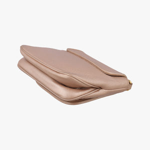 Pre-owned Gucci 1973 Double G Golden-pink Leather 251821 shoulderbag | stylenewstar
