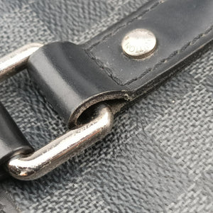 Secondhand Louis Vuitton TADAO Noir Damier Graphite N51192 shoulderbag | stylenewstar