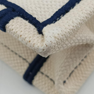 Pre-owned Christian Dior BOOK TOTE White Canvas handbag | stylenewstar