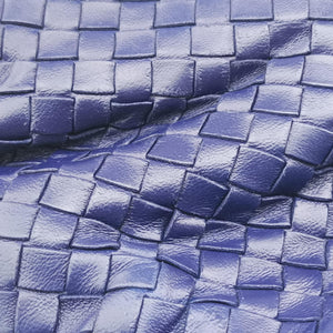 Pre-owned Bottega Veneta Intrecciato Olimpia Navy lambskin shoulderbag | stylenewstar
