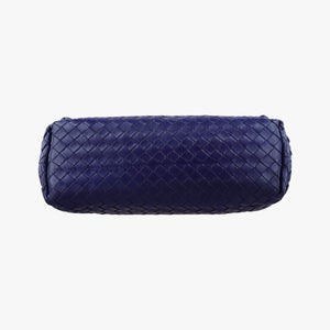 Pre-owned Bottega Veneta Intrecciato Olimpia Navy lambskin shoulderbag | stylenewstar