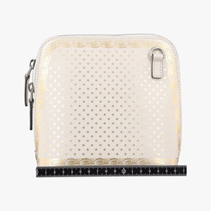 Vintage Gucci SEGA collaboration GUCCY print White Leather 511189 shoulderbag | stylenewstar