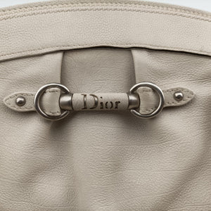 Pre-owned Christian Dior Detective White leather handbag | stylenewstar