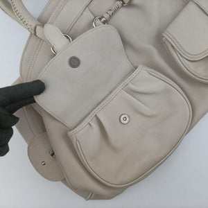 Pre-owned Christian Dior Detective White leather handbag | stylenewstar