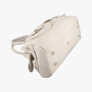 Pre-owned Christian Dior Detective White leather handbag | stylenewstar