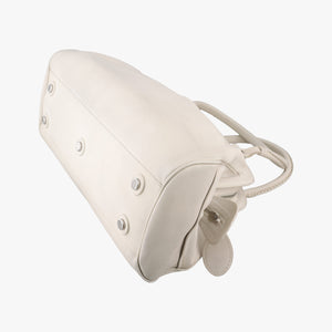 Pre-owned Christian Dior Detective White leather handbag | stylenewstar
