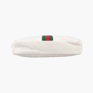 Pre-owned Gucci GG Marmont Pochette White Leather 541051 shoulderbag | stylenewstar