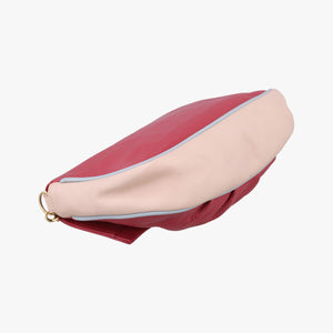 Pre-owned Fendi Fendista Pochette Red Leather 8M0276 shoulderbag | stylenewstar