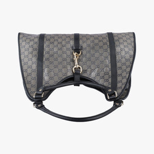 Vintage Gucci New Jackie Brown×Black PVC coated canvas×Leather 203493 handbag | stylenewstar