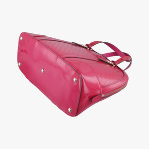 Pre-owned Gucci Microguccissima Red Patent Leather 309617 shoulderbag | stylenewstar