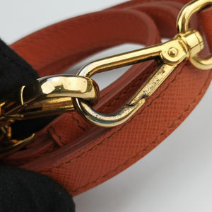 Vintage Prada Galleria Orange SAFFIANO Leather BN1844 shoulderbag | stylenewstar