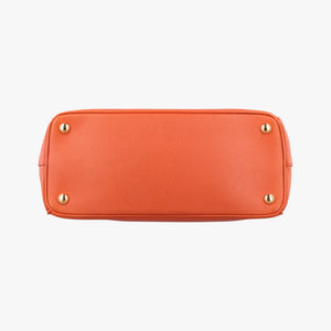 Vintage Prada Galleria Orange SAFFIANO Leather BN1844 shoulderbag | stylenewstar