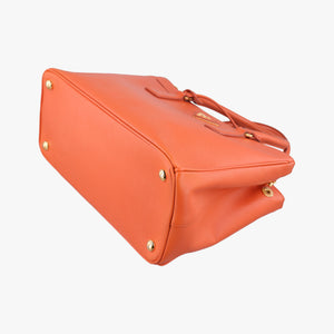 Vintage Prada Galleria Orange SAFFIANO Leather BN1844 shoulderbag | stylenewstar