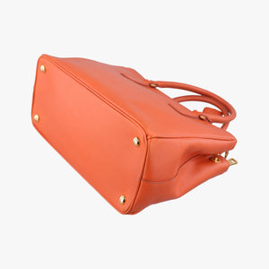 Vintage Prada Galleria Orange SAFFIANO Leather BN1844 shoulderbag | stylenewstar