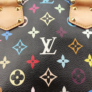 Secondhand Louis Vuitton Alma PM Noir Monogram Multicolor M92646 handbag | stylenewstar