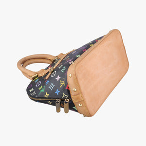 Secondhand Louis Vuitton Alma PM Noir Monogram Multicolor M92646 handbag | stylenewstar
