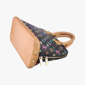 Secondhand Louis Vuitton Alma PM Noir Monogram Multicolor M92646 handbag | stylenewstar