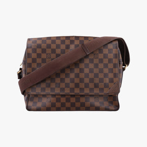 Pre-owned Louis Vuitton SHELTON EBENE Damier Canvas N41149 shoulderbag | stylenewstar