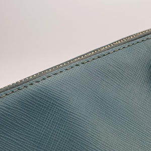 Pre-owned Prada Galleria Blue SAFFIANO Leather BN1786 handbag | stylenewstar