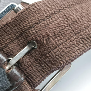 Pre-owned Christian Dior Street Chic Messenger Brown ×Beige Jacquard Canvas×Leather shoulderbag | stylenewstar