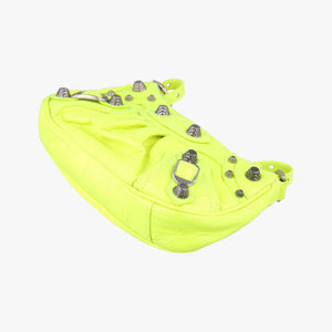 Vintage Balenciaga Le Cagole Yellow lambskin shoulderbag | stylenewstar