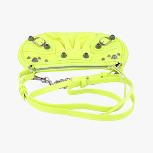 Vintage Balenciaga Le Cagole Yellow lambskin shoulderbag | stylenewstar