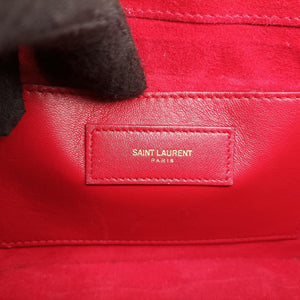 Pre-owned Yves Saint Laurent Small Betty Flap Red caviar skin 314516 shoulderbag | stylenewstar
