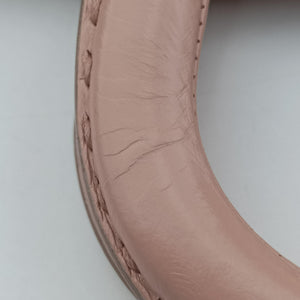Secondhand Prada Triangle Logo tote Pink Leather shoulderbag | stylenewstar