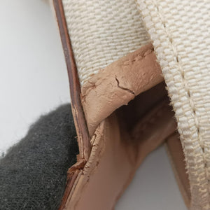 Secondhand Gucci Jackie White× Brown Canvas × Leather 001 38 shoulderbag | stylenewstar
