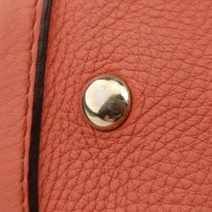 Pre-owned Gucci Sherry Line Orange×blue Leather 247205 shoulderbag | stylenewstar