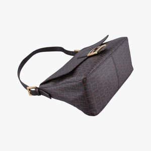 Vintage Fendi Baguette Zucchino Brown PVC coated canvas 8BR001 shoulderbag | stylenewstar