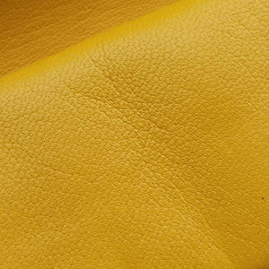 Pre-owned Fendi Embossed Logo Yellow Leather 8M0219YM shoulderbag | stylenewstar